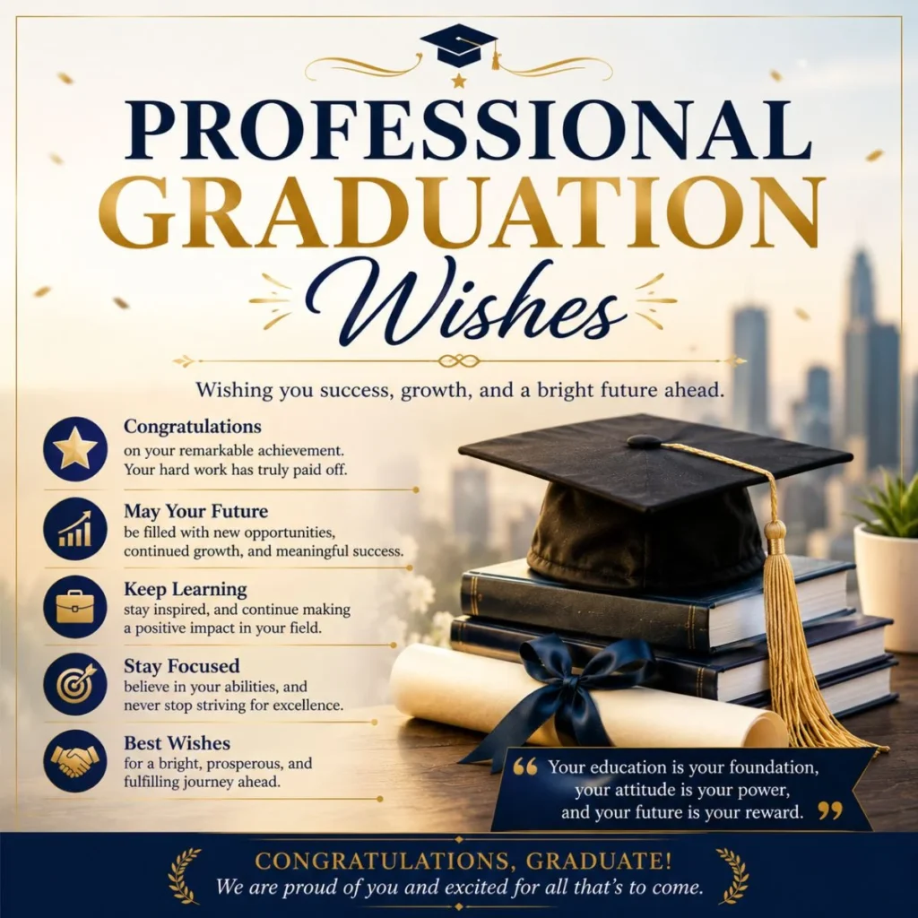 Professional Graduation Wishes