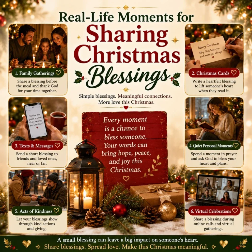 Real-Life Moments for Sharing Christmas Blessings