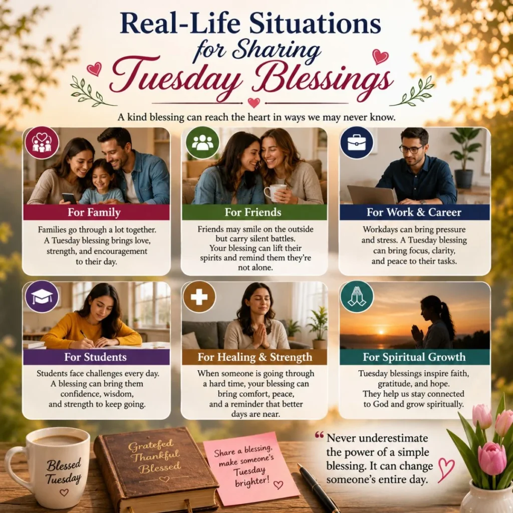 Real-Life Situations for Sharing Tuesday Blessings