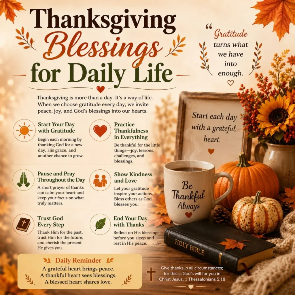 Thanksgiving Blessings for Daily Life