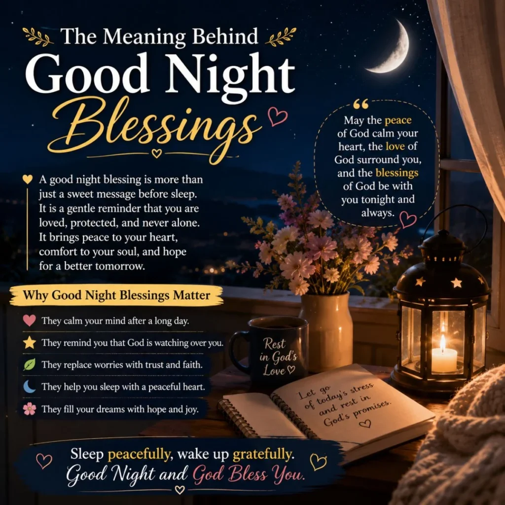 The Meaning Behind Good Night Blessings