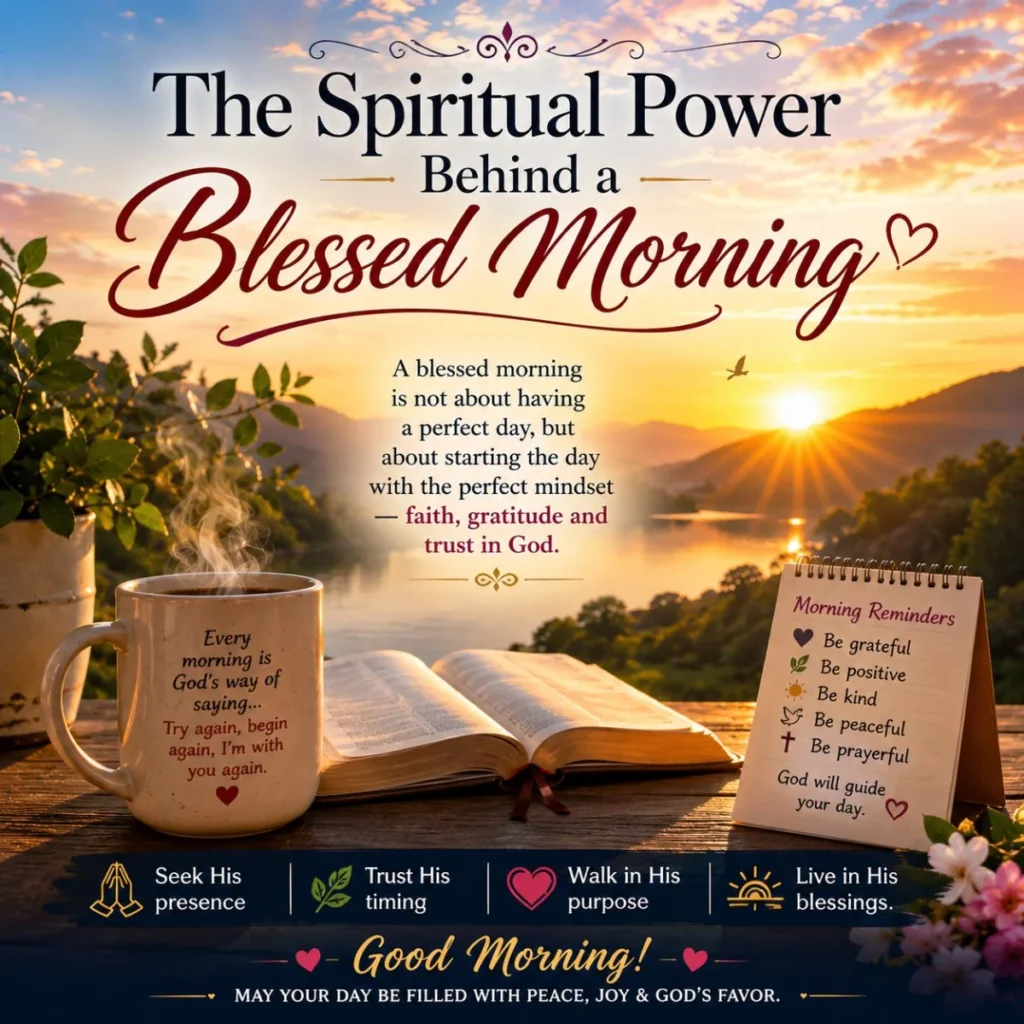 The Spiritual Power Behind a Blessed Morning