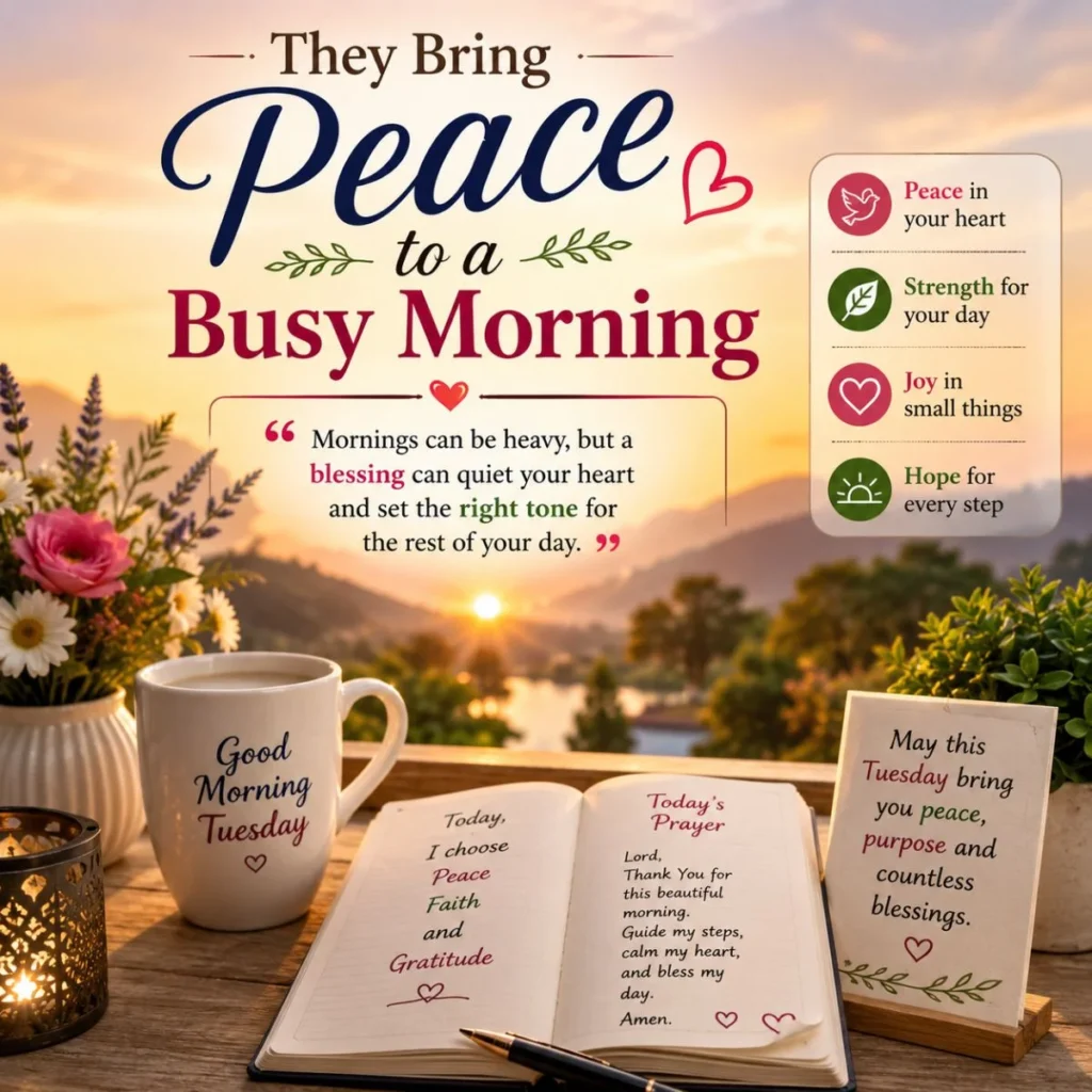 They Bring Peace to a Busy Morning