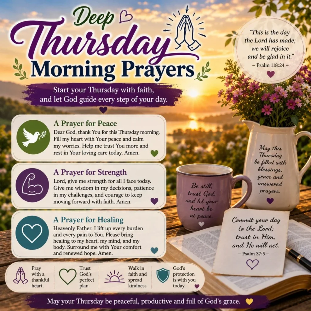 Deep Thursday Morning Prayers 🙏