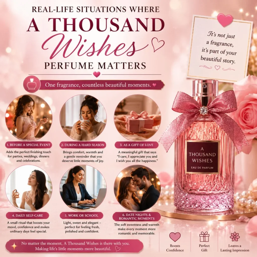 Real-Life Situations Where A Thousand Wishes Perfume Matters