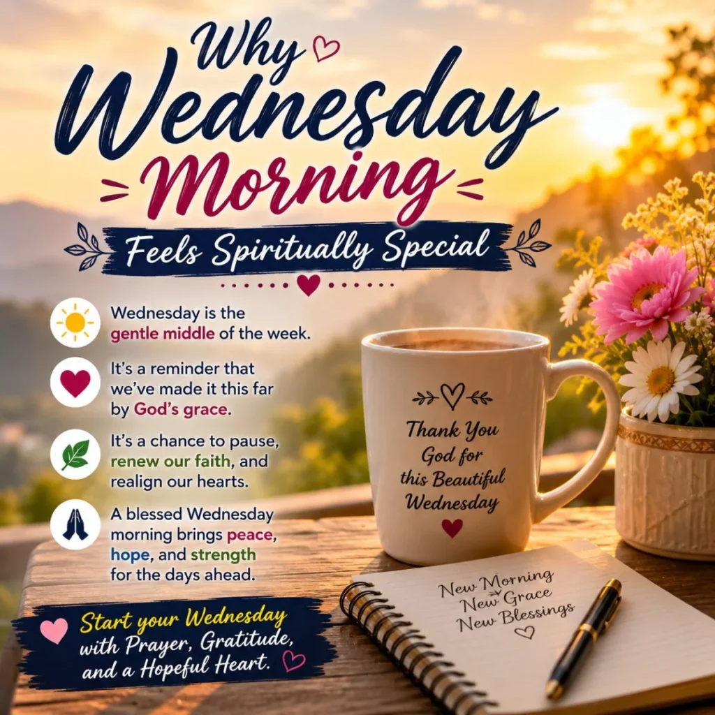 Why Wednesday Morning Feels Spiritually Special