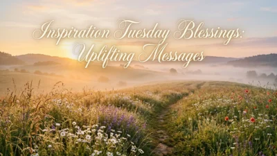 Inspiration Tuesday blessings with uplifting messages for a positive day