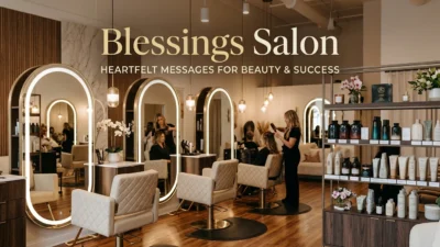 Blessings salon heartfelt messages for beauty, confidence, and business success