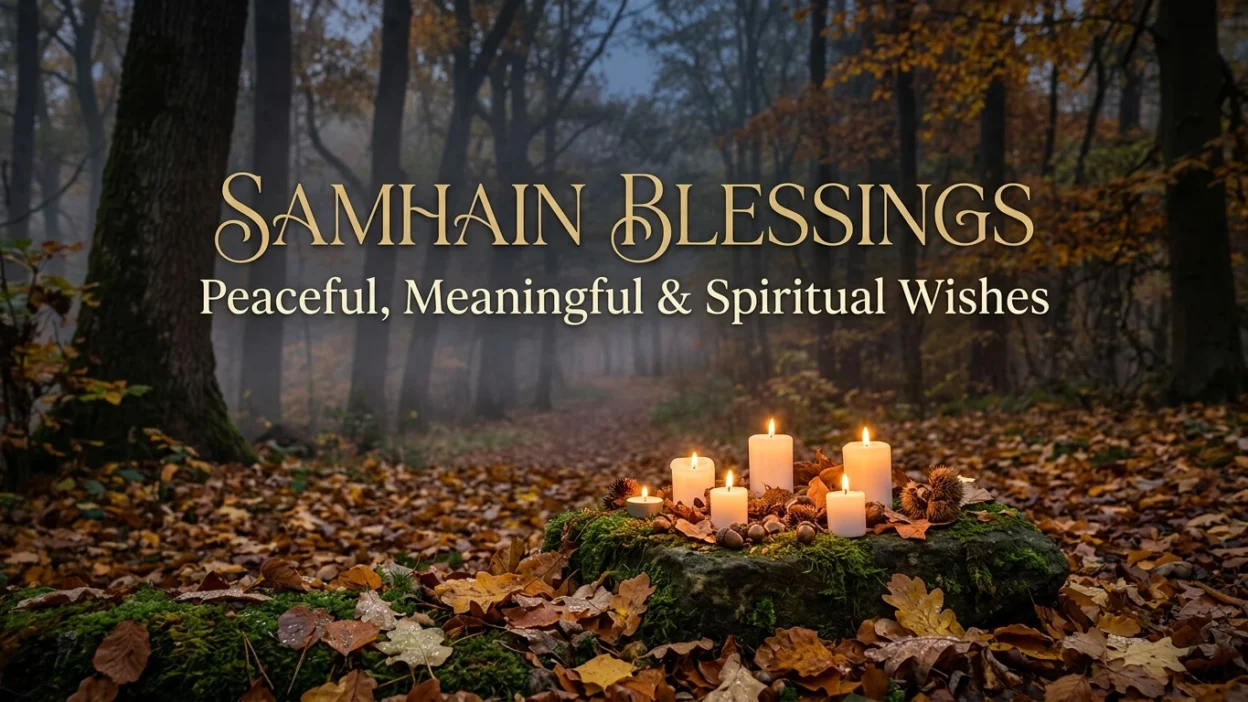 Samhain blessings for peaceful, meaningful, and spiritual wishes