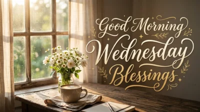 Good Morning Wednesday Blessings with Inspirational Quotes and Prayers