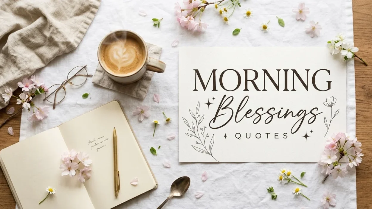 Morning Blessings Quotes with Beautiful Sunrise and Inspirational Words