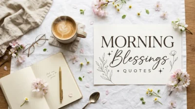 Morning Blessings Quotes with Beautiful Sunrise and Inspirational Words