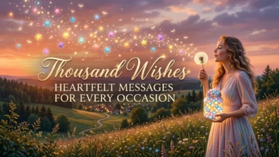 Thousand wishes heartfelt messages for birthdays, love, milestones, and special occasions