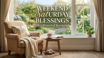 Weekend Saturday blessings for a peaceful and joyful weekend